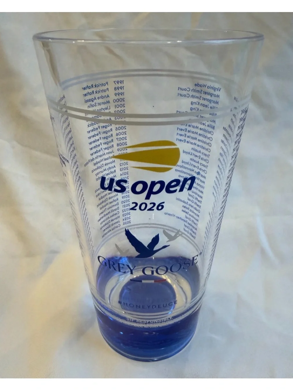 2026 US Open Tennis Grey Goose Honey Deuce Set Of 6 (Six) Souvenir Cups